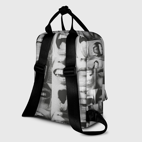 Женский рюкзак Принт с частью лица / 3D-принт – фото 2