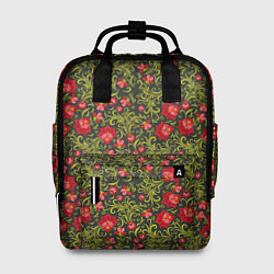 Женский рюкзак Русские цветочные узоры