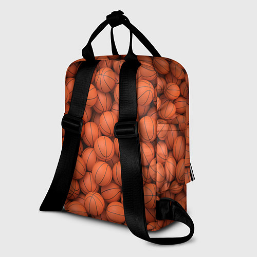 Женский рюкзак Баскетбольные мячи / 3D-принт – фото 2