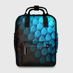 Женский рюкзак Abstraction neon blue