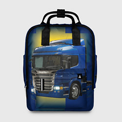 Рюкзак женский Scania truck, цвет: 3D-принт