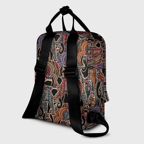Женский рюкзак Камуфляж из слона / 3D-принт – фото 2