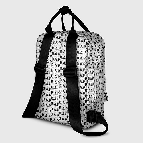 Женский рюкзак B A P pattern logo / 3D-принт – фото 2