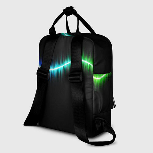 Женский рюкзак Неоновый разрез Neon / 3D-принт – фото 2