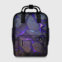 Рюкзак женский Светящаяся неоновая лава, цвет: 3D-принт