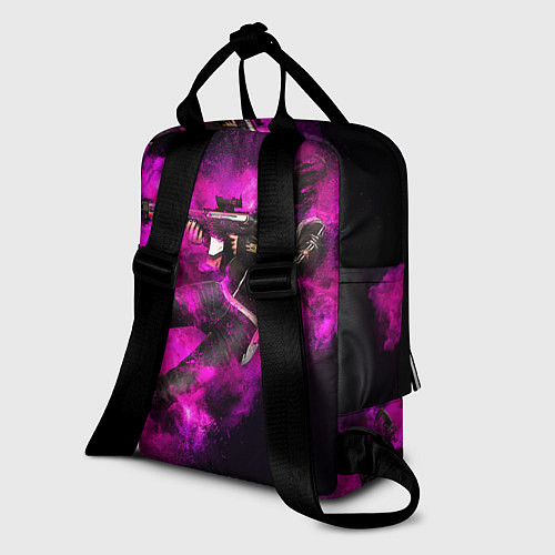 Женский рюкзак Снайпер в тумане / 3D-принт – фото 2