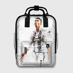 Рюкзак женский CR 7 Juventus, цвет: 3D-принт