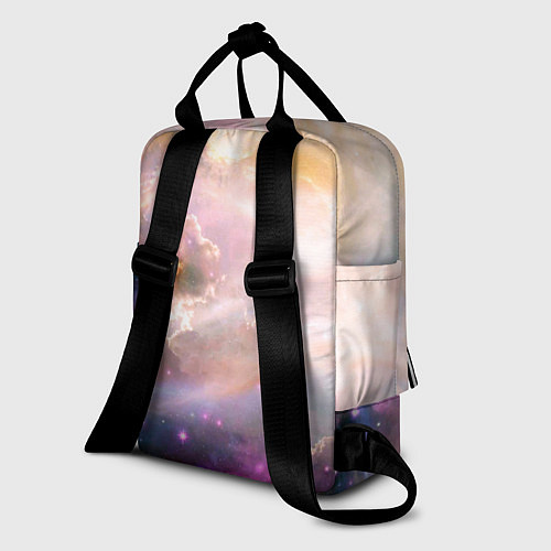 Женский рюкзак Аморфное абстрактное космическое красочное небо / 3D-принт – фото 2