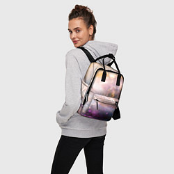 Рюкзак женский Аморфное абстрактное космическое красочное небо, цвет: 3D-принт — фото 2