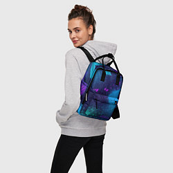 Рюкзак женский Брызги краски, цвет: 3D-принт — фото 2