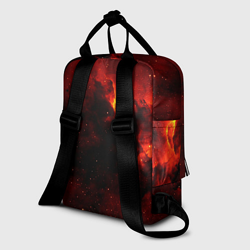 Женский рюкзак Огненный туманный космос / 3D-принт – фото 2
