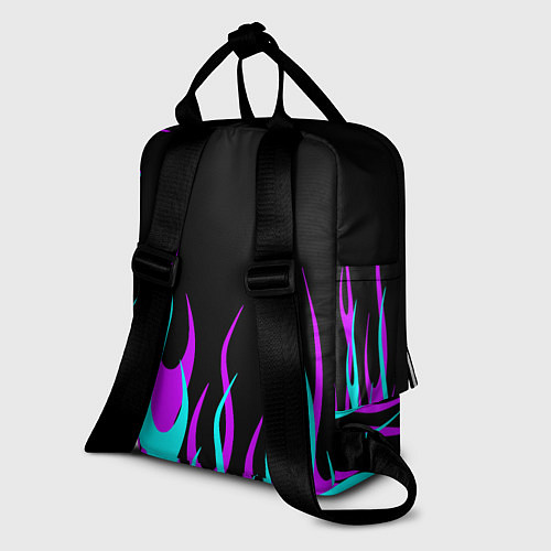 Женский рюкзак Bts градиент неон / 3D-принт – фото 2