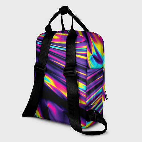 Женский рюкзак Glitch colors / 3D-принт – фото 2