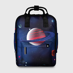 Рюкзак женский Космос, звёзды, цвет: 3D-принт
