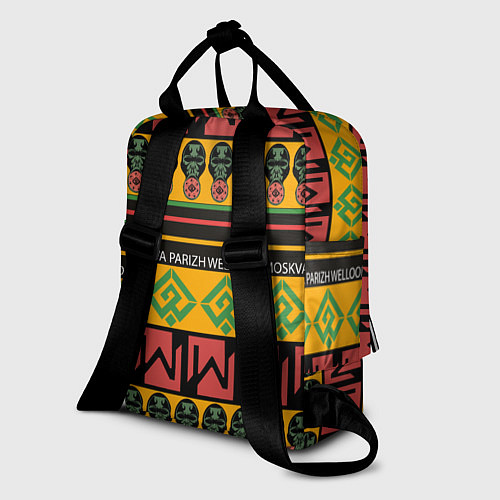 Женский рюкзак Цвета африки / 3D-принт – фото 2