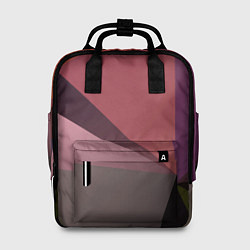 Рюкзак женский Разные треугольники и геометрия, цвет: 3D-принт