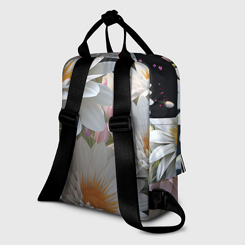 Женский рюкзак Ромашки на лугу / 3D-принт – фото 2