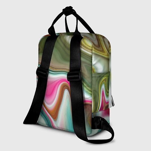 Женский рюкзак Color waves / 3D-принт – фото 2