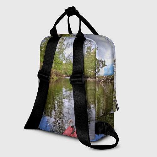 Женский рюкзак Реки России / 3D-принт – фото 2