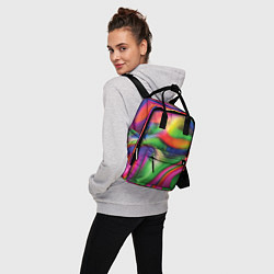 Рюкзак женский Bright colors, цвет: 3D-принт — фото 2