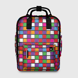 Рюкзак женский Color cubes, цвет: 3D-принт