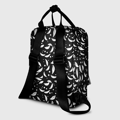 Женский рюкзак Белый листопад / 3D-принт – фото 2