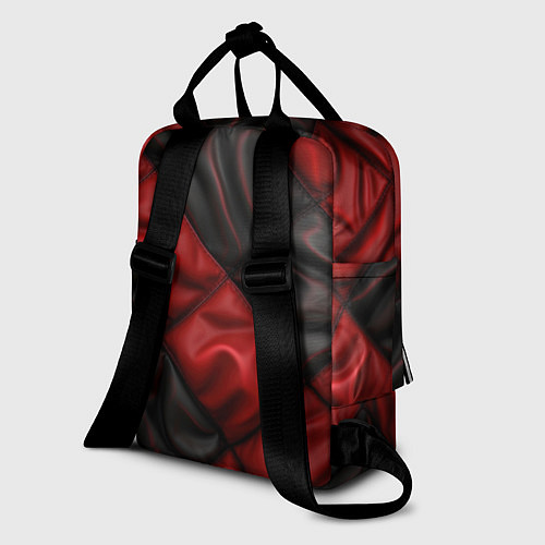 Женский рюкзак Red black luxury / 3D-принт – фото 2