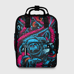 Рюкзак женский Космический монстр, цвет: 3D-принт
