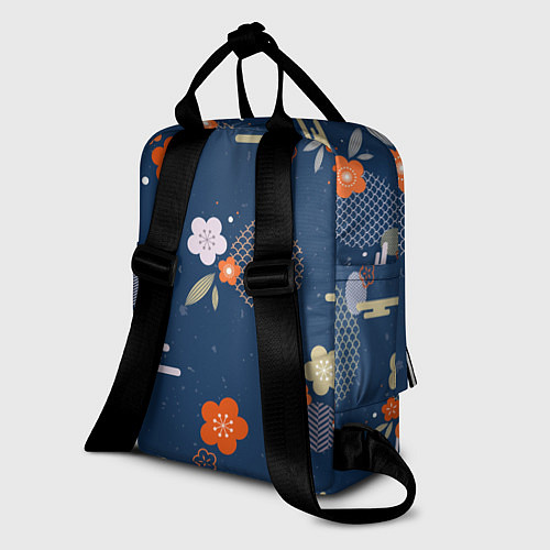 Женский рюкзак Орнамент японского кимоно / 3D-принт – фото 2