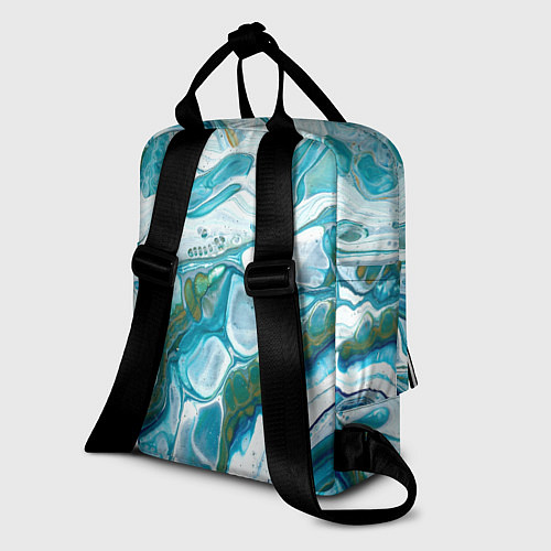 Женский рюкзак 50 Оттенков Океана / 3D-принт – фото 2