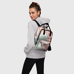 Рюкзак женский Нюдовый всплеск, цвет: 3D-принт — фото 2