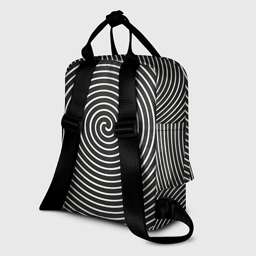 Женский рюкзак Оптическая иллюзия спираль / 3D-принт – фото 2
