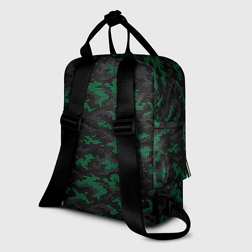 Женский рюкзак Точечный камуфляжный узор Spot camouflage pattern / 3D-принт – фото 2