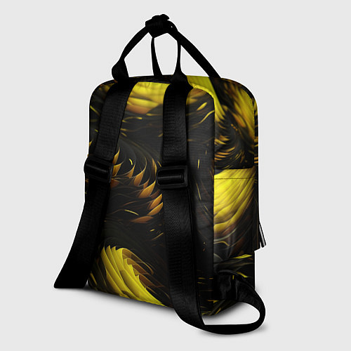 Женский рюкзак Gold black / 3D-принт – фото 2