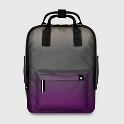 Женский рюкзак Фиолетовый и серый дым - Хуф и Ся