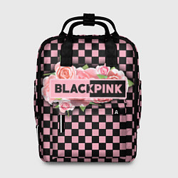 Женский рюкзак Blackpink logo roses