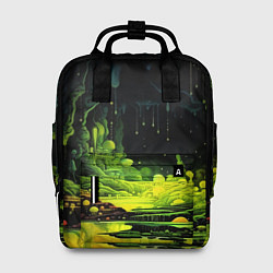 Рюкзак женский Кислотная пещера, цвет: 3D-принт