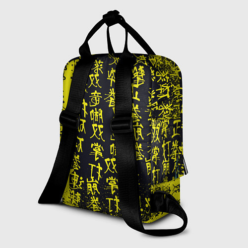 Женский рюкзак Ребекка в куртке самурая - Киберпанк / 3D-принт – фото 2