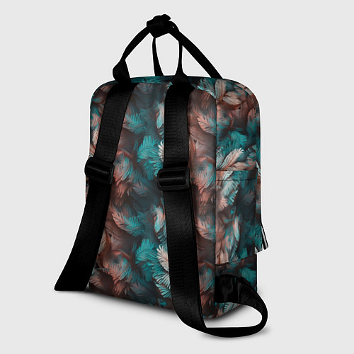 Женский рюкзак Гавайский стиль листья / 3D-принт – фото 2