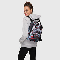 Рюкзак женский Череп киберпанк, цвет: 3D-принт — фото 2