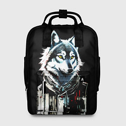 Рюкзак женский Волк - графика, цвет: 3D-принт