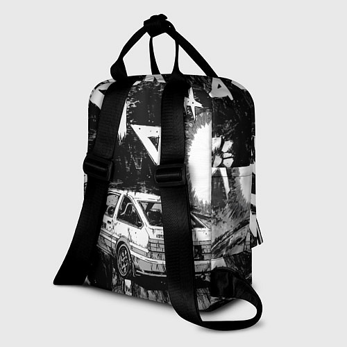 Женский рюкзак Инициал Ди / 3D-принт – фото 2