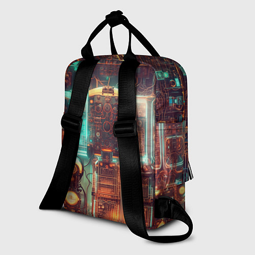 Женский рюкзак Светящиеся панели / 3D-принт – фото 2