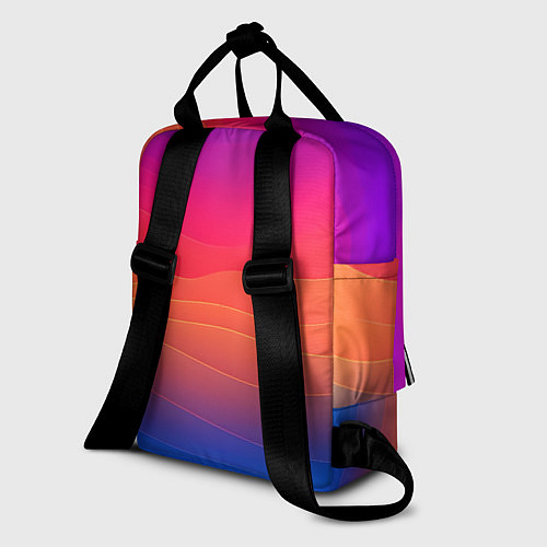 Женский рюкзак Midjourney Логотип с фоном / 3D-принт – фото 2