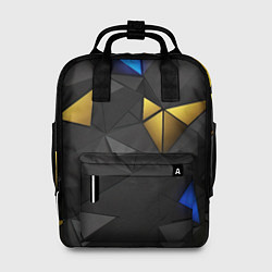 Женский рюкзак Black yellow geometry