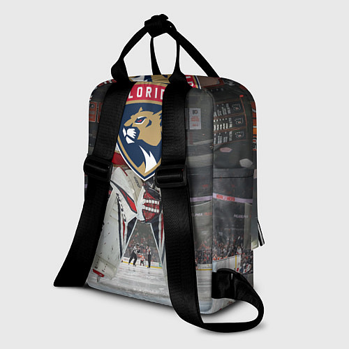 Женский рюкзак Sergey Bobrovsky - Florida panthers - hockey / 3D-принт – фото 2