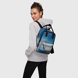 Рюкзак женский Синяя палитра, цвет: 3D-принт — фото 2