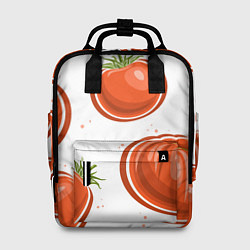 Рюкзак женский Помидорчики, цвет: 3D-принт