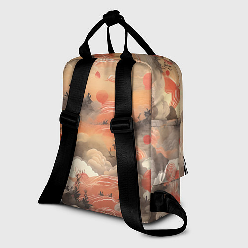 Женский рюкзак Japen pattern / 3D-принт – фото 2