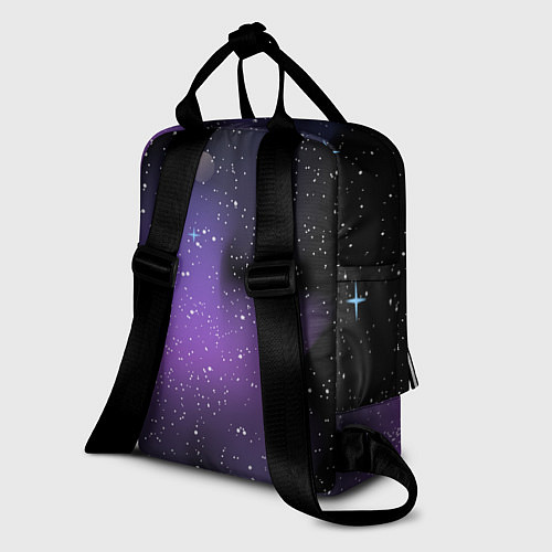 Женский рюкзак Фон космоса звёздное небо / 3D-принт – фото 2